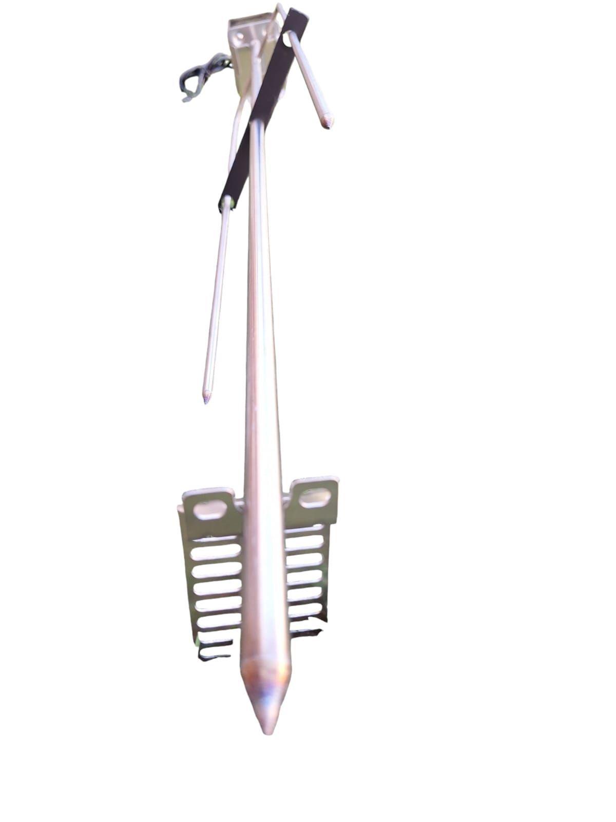 Motor spiedo 40 kg + tridente 1.2 mts acero inoxidable -3