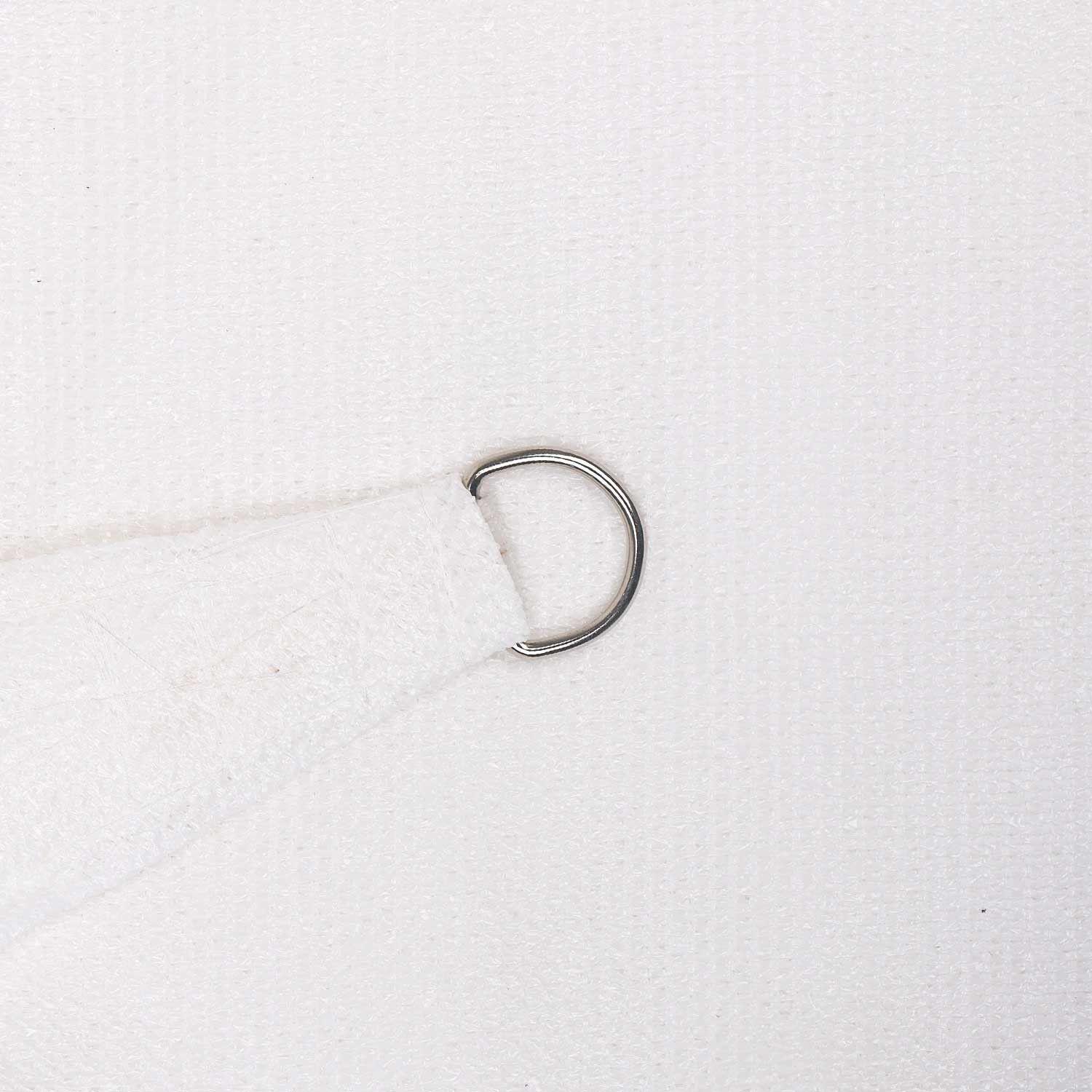 Vela sombreadora triangular 5x5x5 m marfil-2