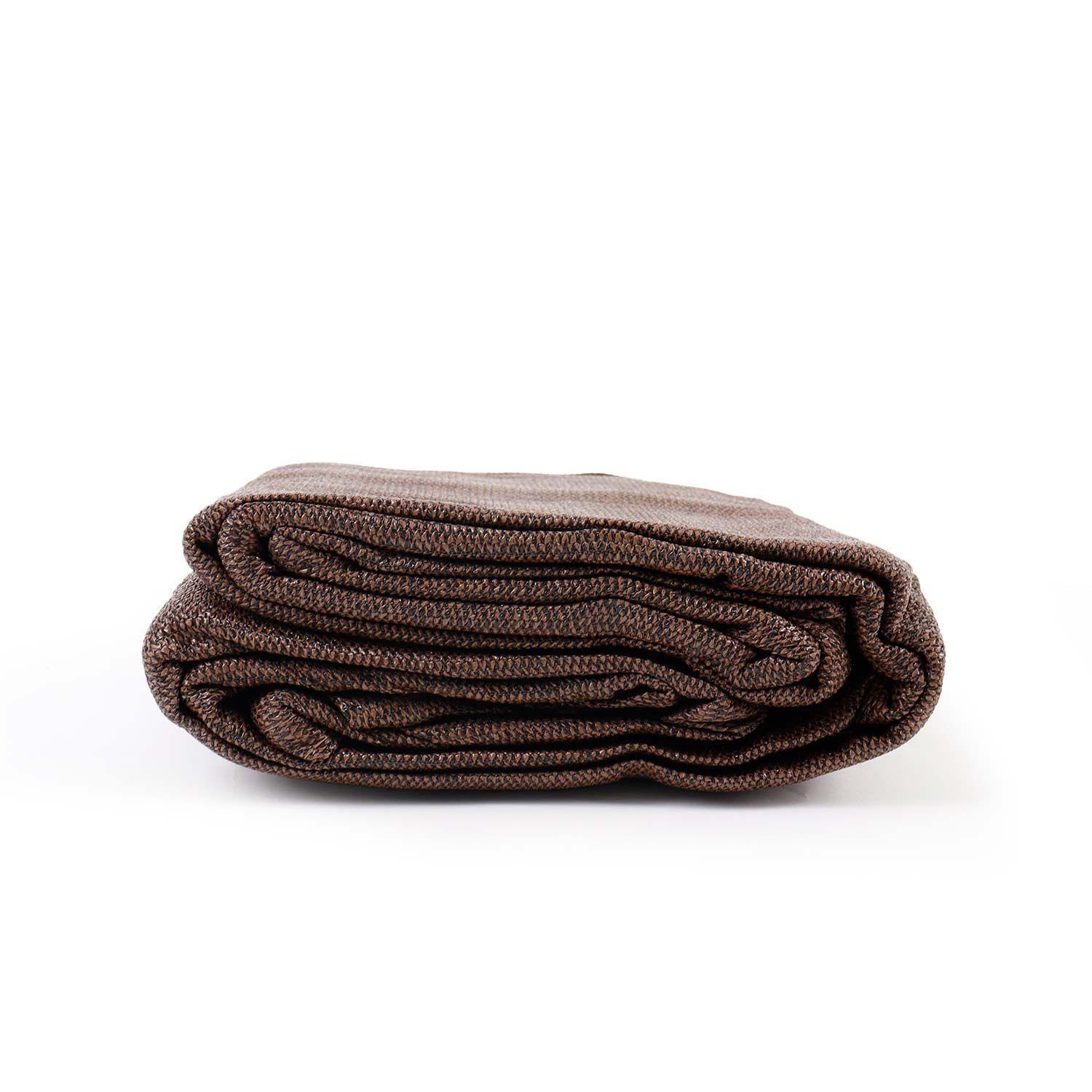 Vela Sombreadora Triangular, 5x5x5m, Color Mocha-0