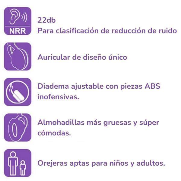 Audífonos Protectores Sensoriales para Niños (22db) Rap Baby-3