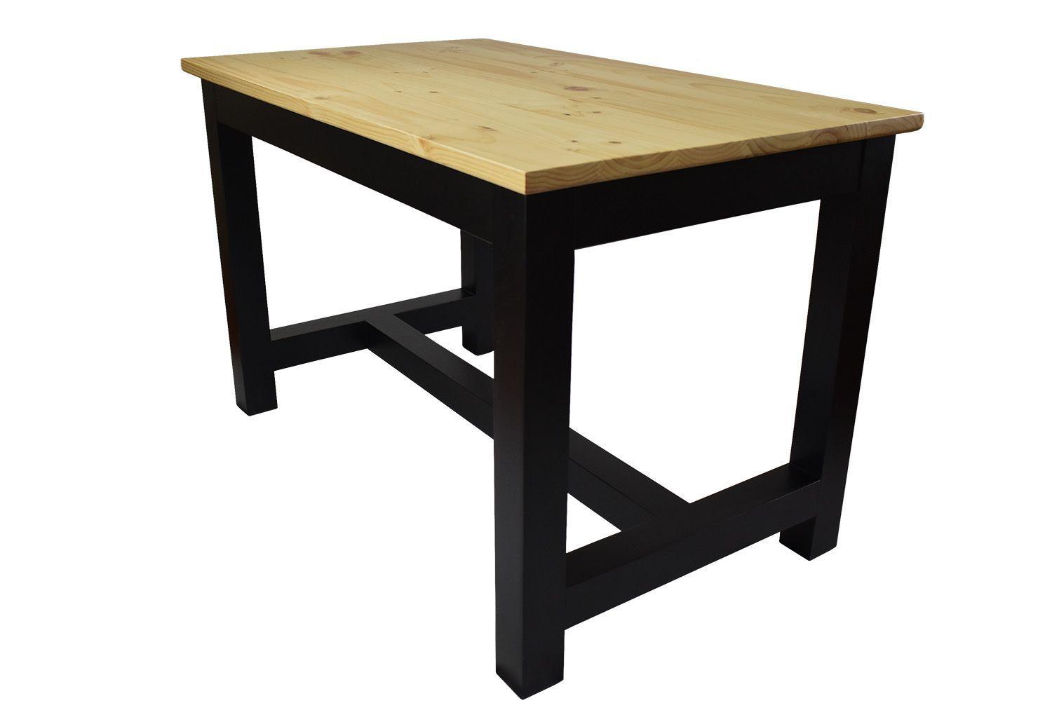 Comedor Carpintero 4 Sillas Tapiz Gris-5