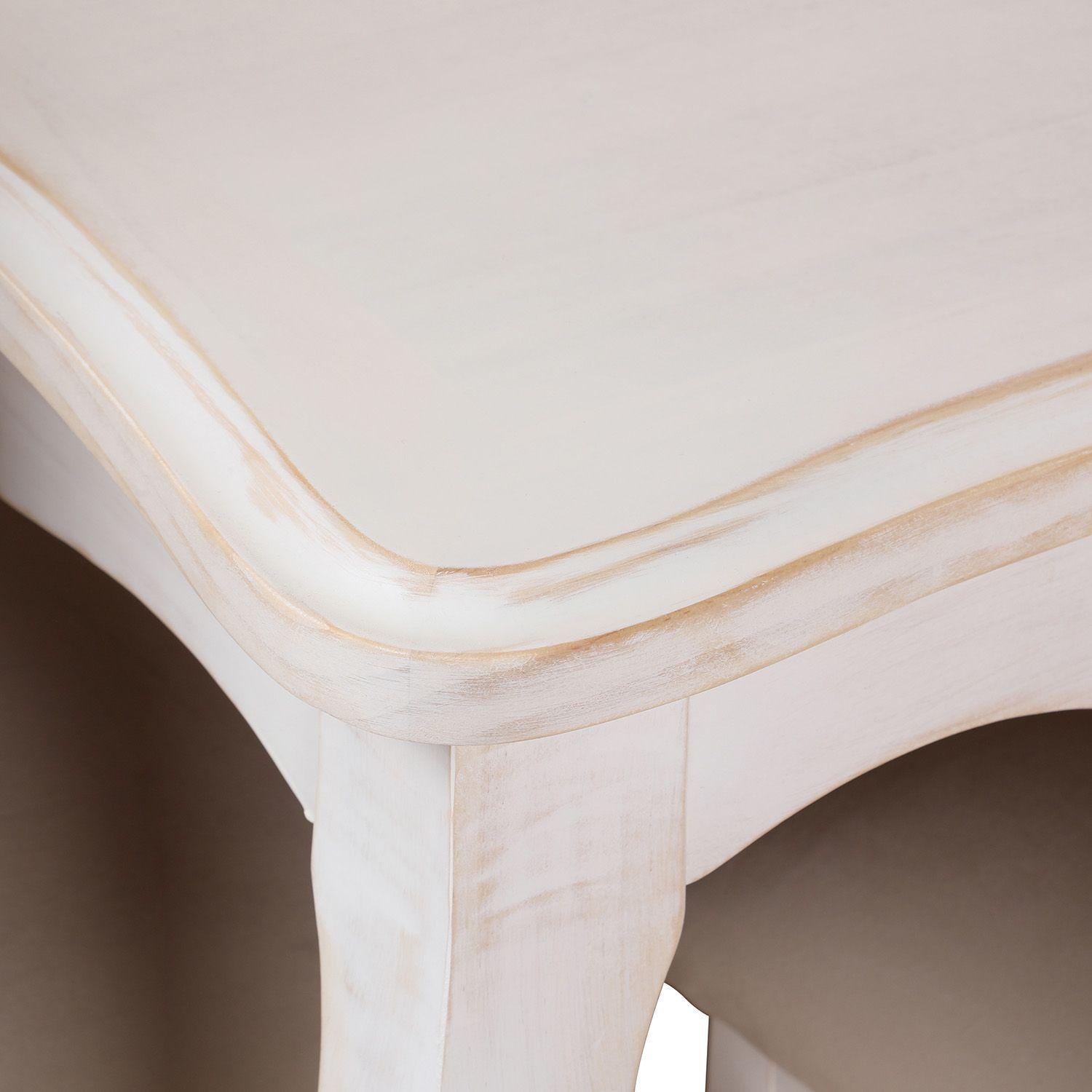 Comedor Normando 100x200 respaldo tapizado Beige-3