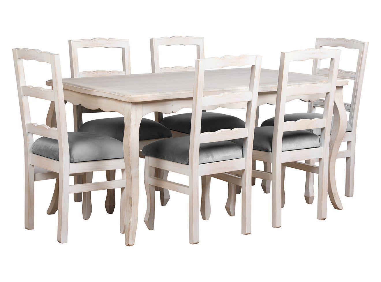 Comedor 6 Sillas Normando 90x160 -2
