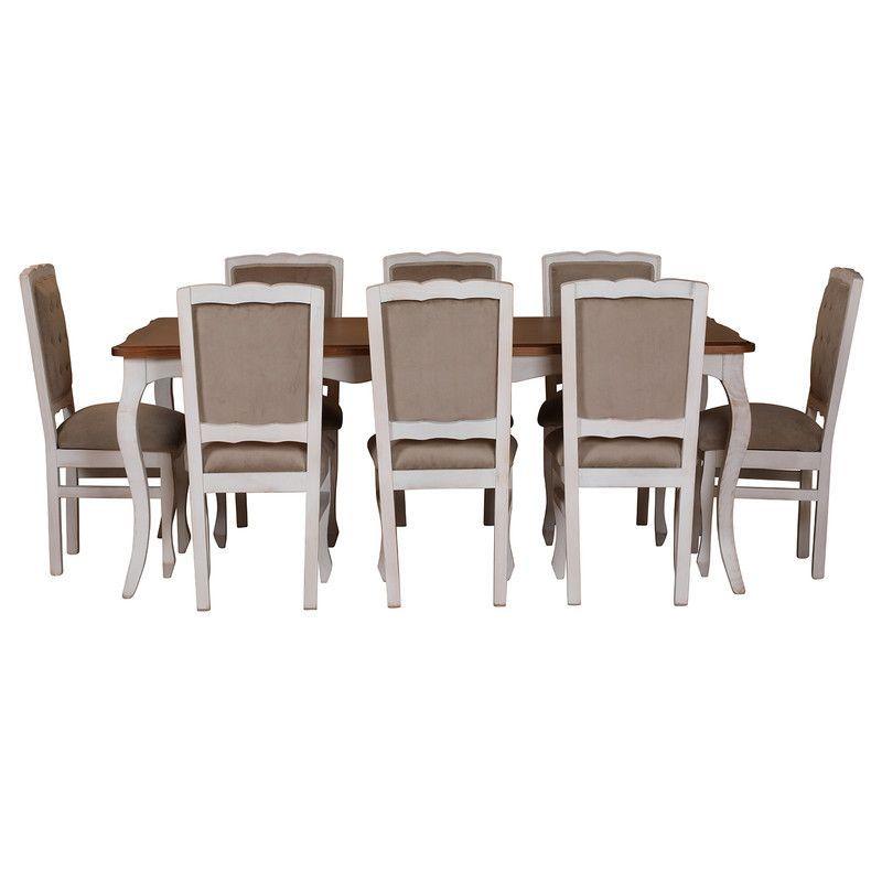 Comedor Normando miel 100x200 tapizado Beige-2