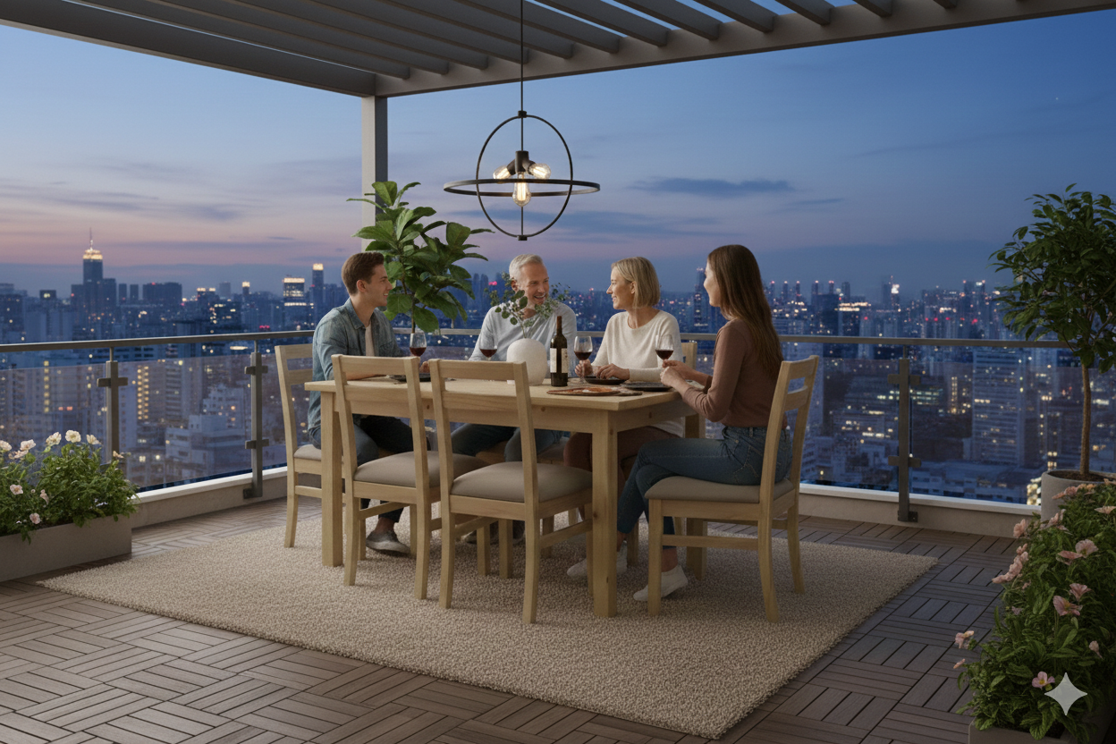 Comedor Castilla 6 Sillas Tapiz Beige-5