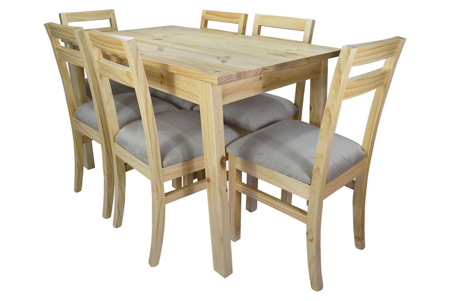 Comedor 6 Sillas Castilla Tapiz Beige-3