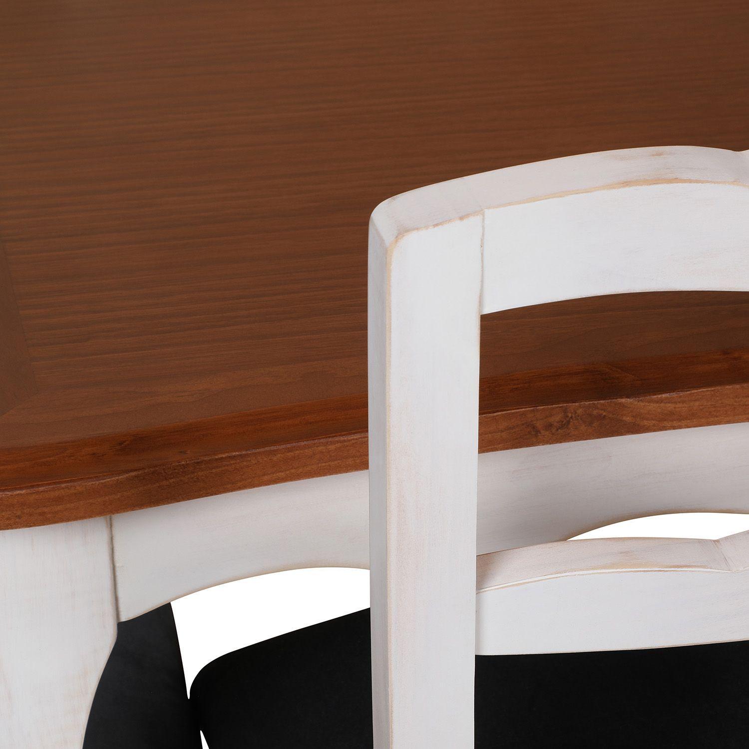 Comedor Normando 100x200 - 8 sillas cubierta Miel-4