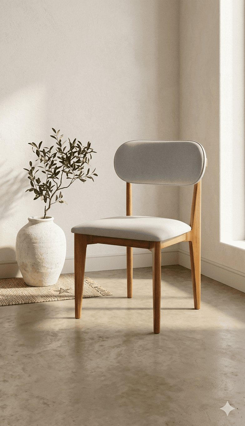 Comedor Monaco 100x200 8 sillas tapiz crudo-6