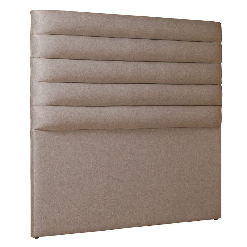 Respaldo Tubular Horizontal Beige 2 Plazas-0