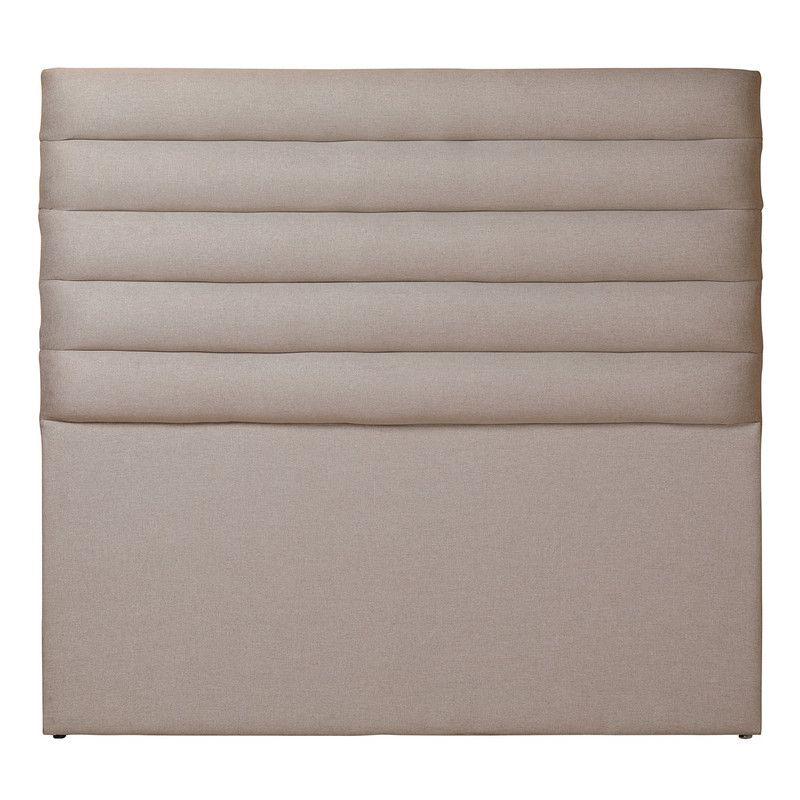 Respaldo Tubular Horizontal Beige 2 Plazas-1