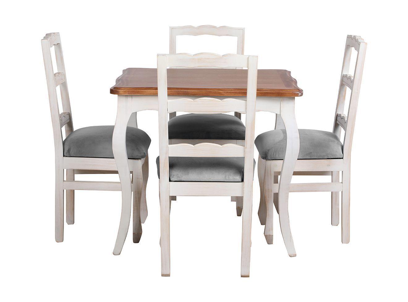 Comedor 4 Sillas Normando 100x100 -2