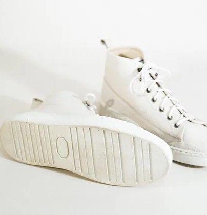 Zapatilla Pataliebre Alta Crudo-3
