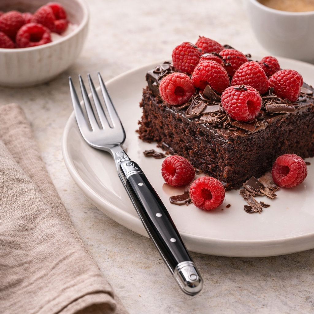 Set 6 Tenedores Postre Negro Laguiole Jean Dubost-2