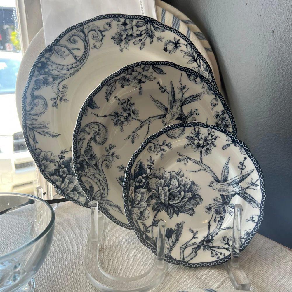 Klapp Juego de Vajilla de 24 Piezas Porcelana Adelaide-3