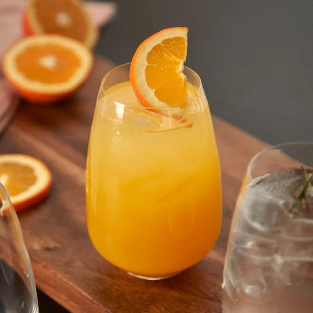 Set 6 copas y 6 vasos altos Cristal Giselle-2