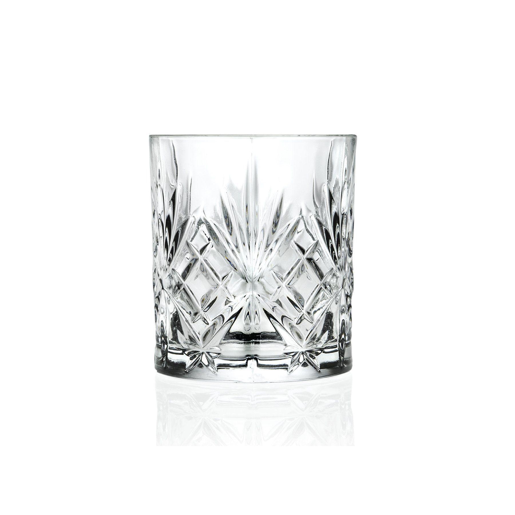 Set 4 Vasos Bajos RCR Cristal Tallado-3