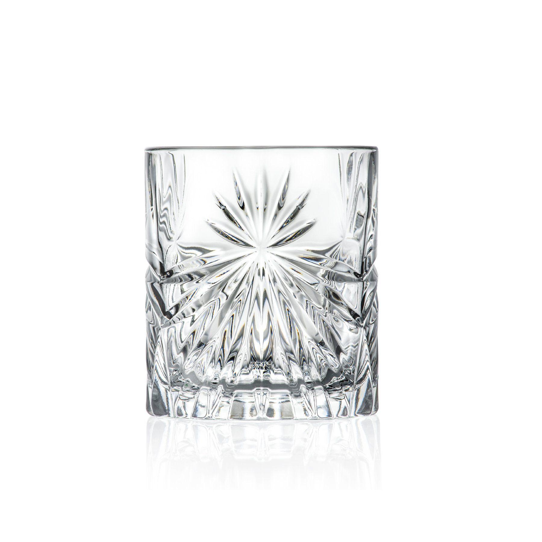 Set 4 Vasos Bajos RCR Cristal Tallado-2