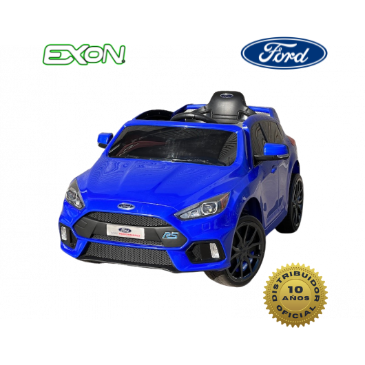 Auto a Batería para Niños Ford Focus RS Azul-0