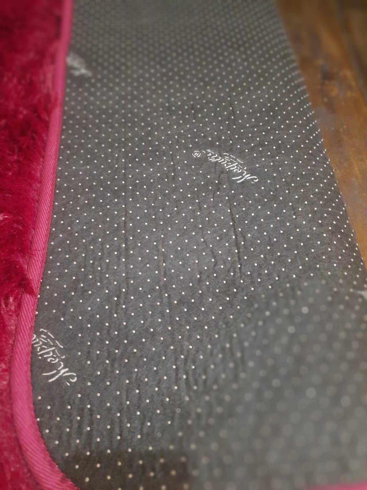 alfombra peluda 150 cm X 200 cm burdeo-1