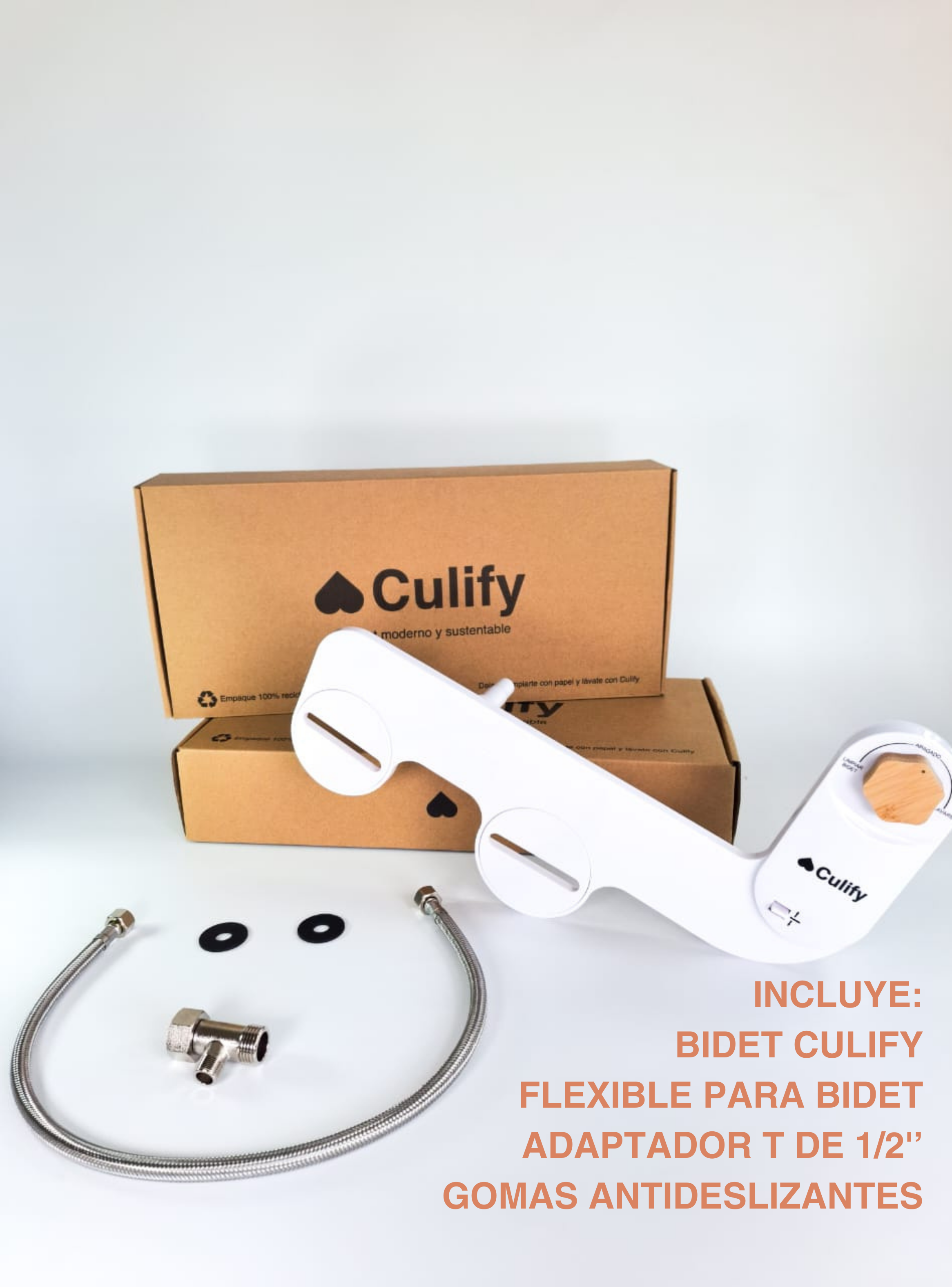 Bidet Culify Ducha Árabe Turca Para Wc Inodoro Set Completo-7