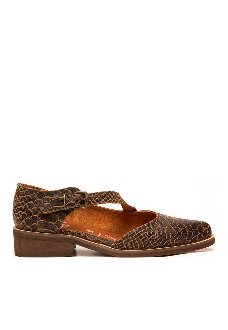 Zapato De Cuero Bayo C13 Café Giani Dafirenze-4