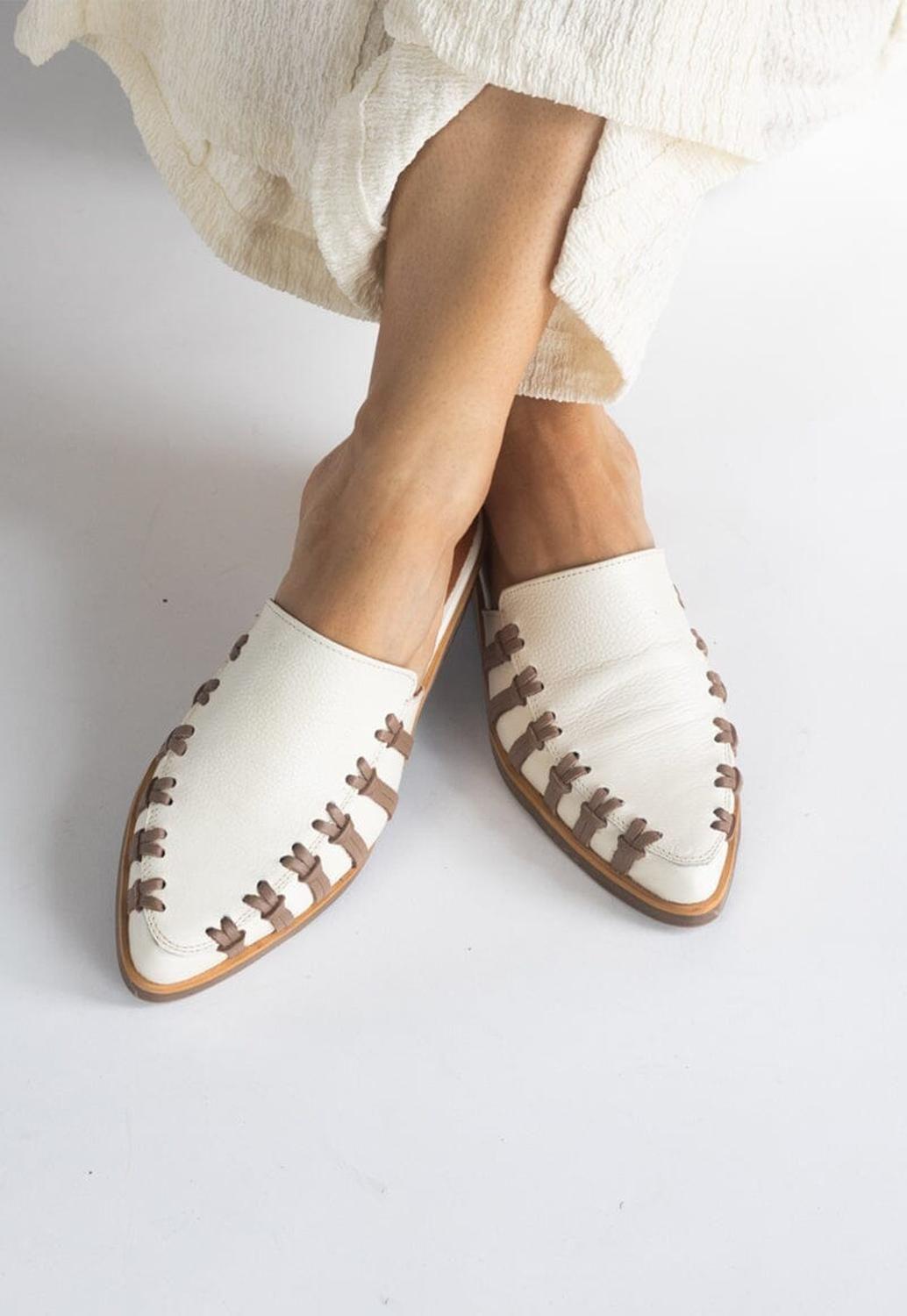 Babucha Mujer / Luna Beige Café-0