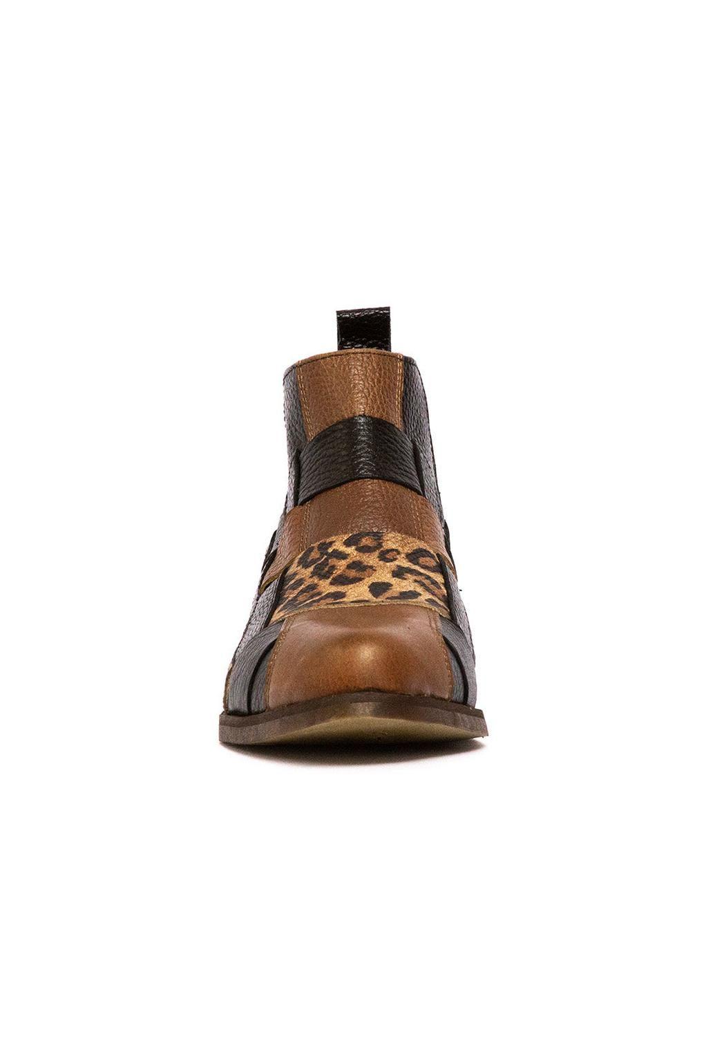 Botin Mujer / Baia Print Negro-2