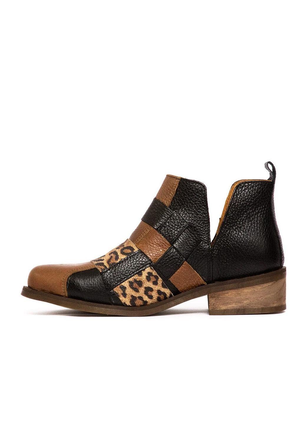 Botin Mujer / Baia Print Negro-3