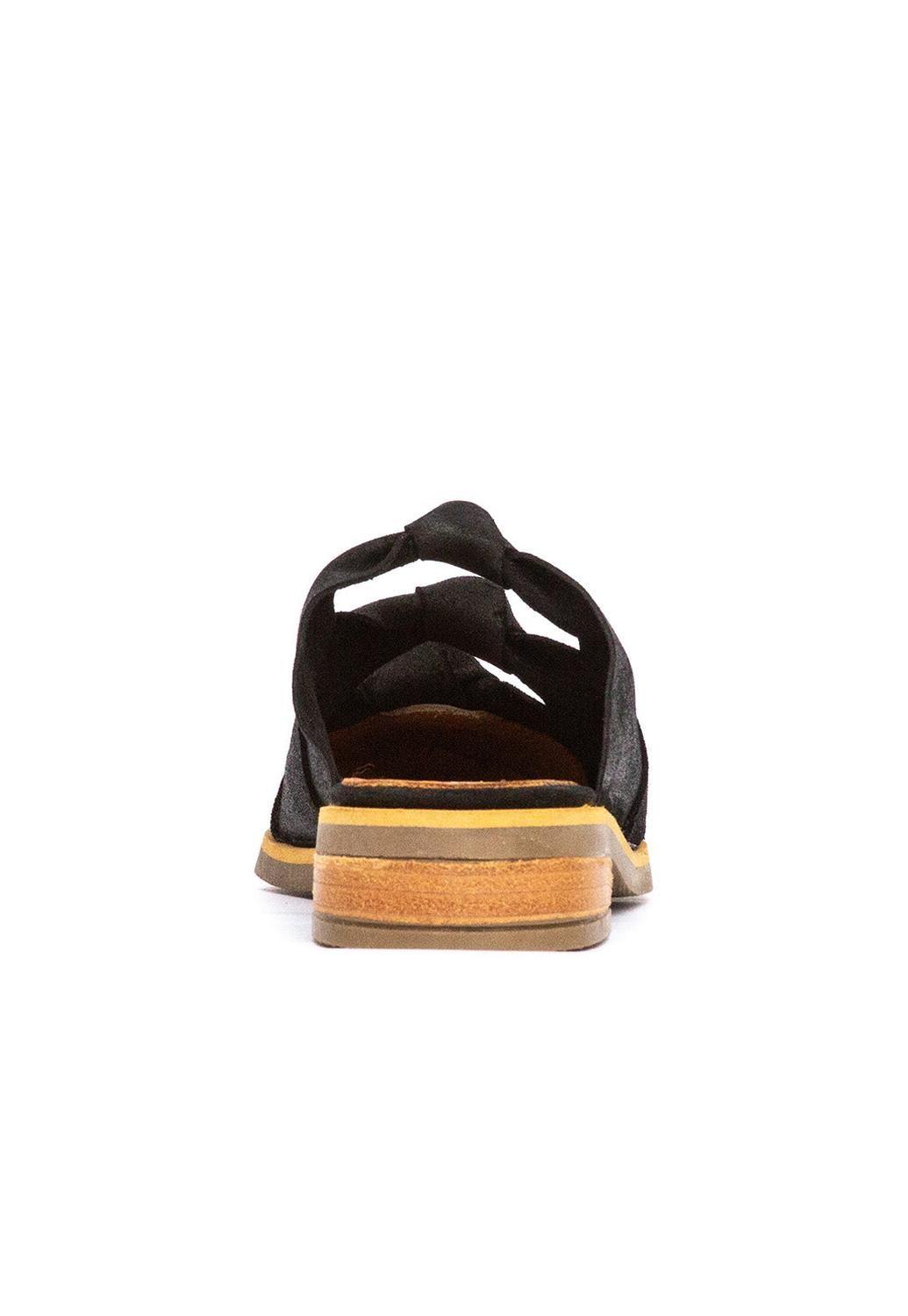 Babucha Mujer / Kiwi Negro Print-4