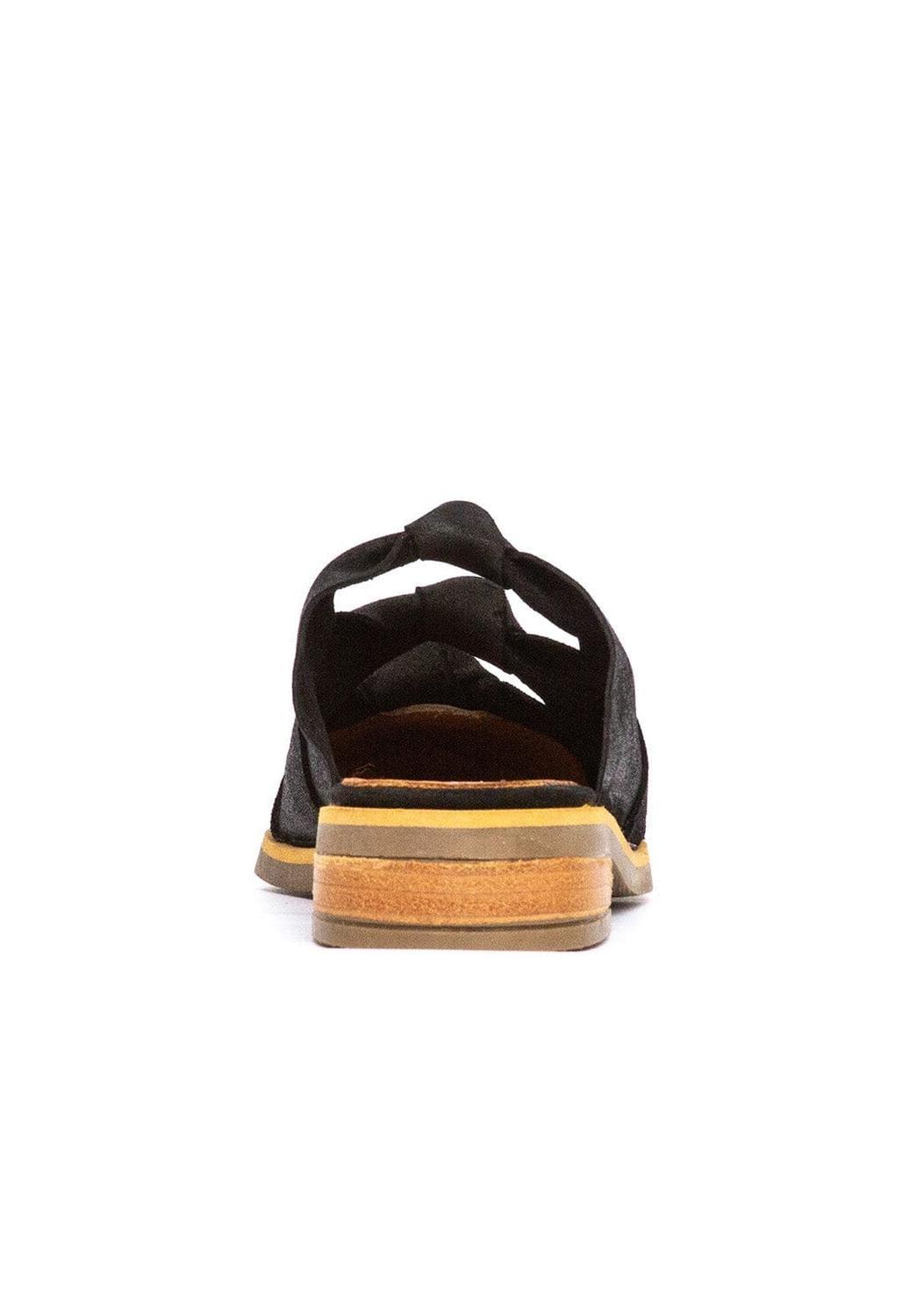 Babucha Mujer / Kiwi Negro Print-4