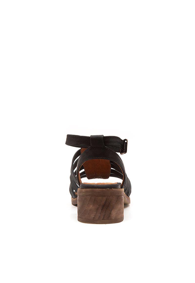 Sandalia De Cuero Catalpa C1 Negro Giani Dafirenze-5