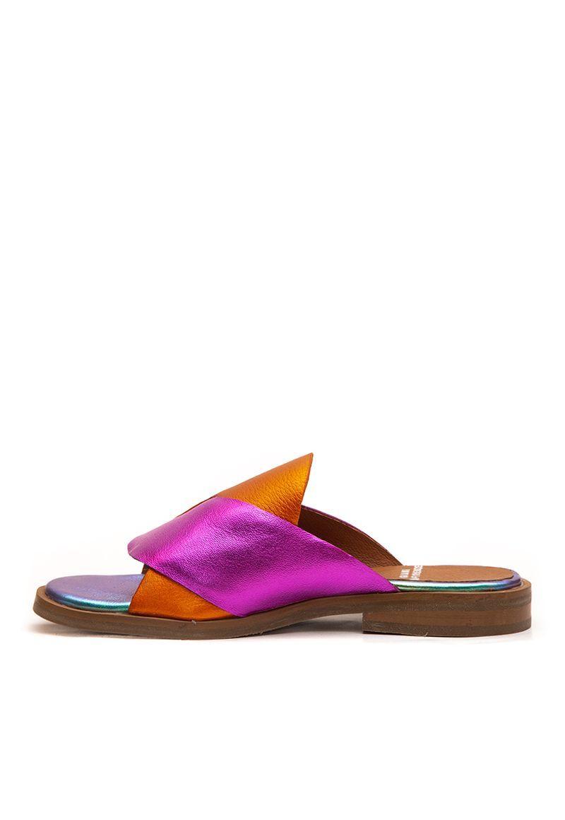 Sandalia De Cuero Peumo C3 Fucsia Giani Dafirenze-0