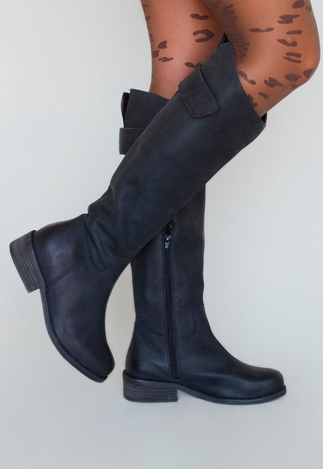 Bota Mujer / Lavandera Negro-1