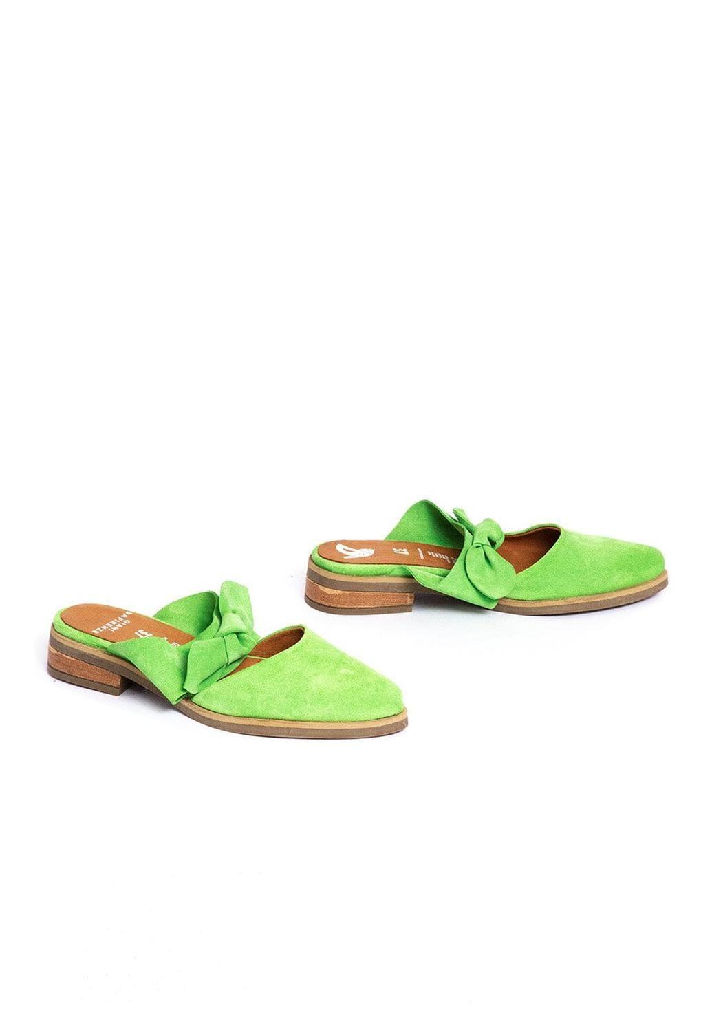 Babucha Mujer / Marsala Verde-4