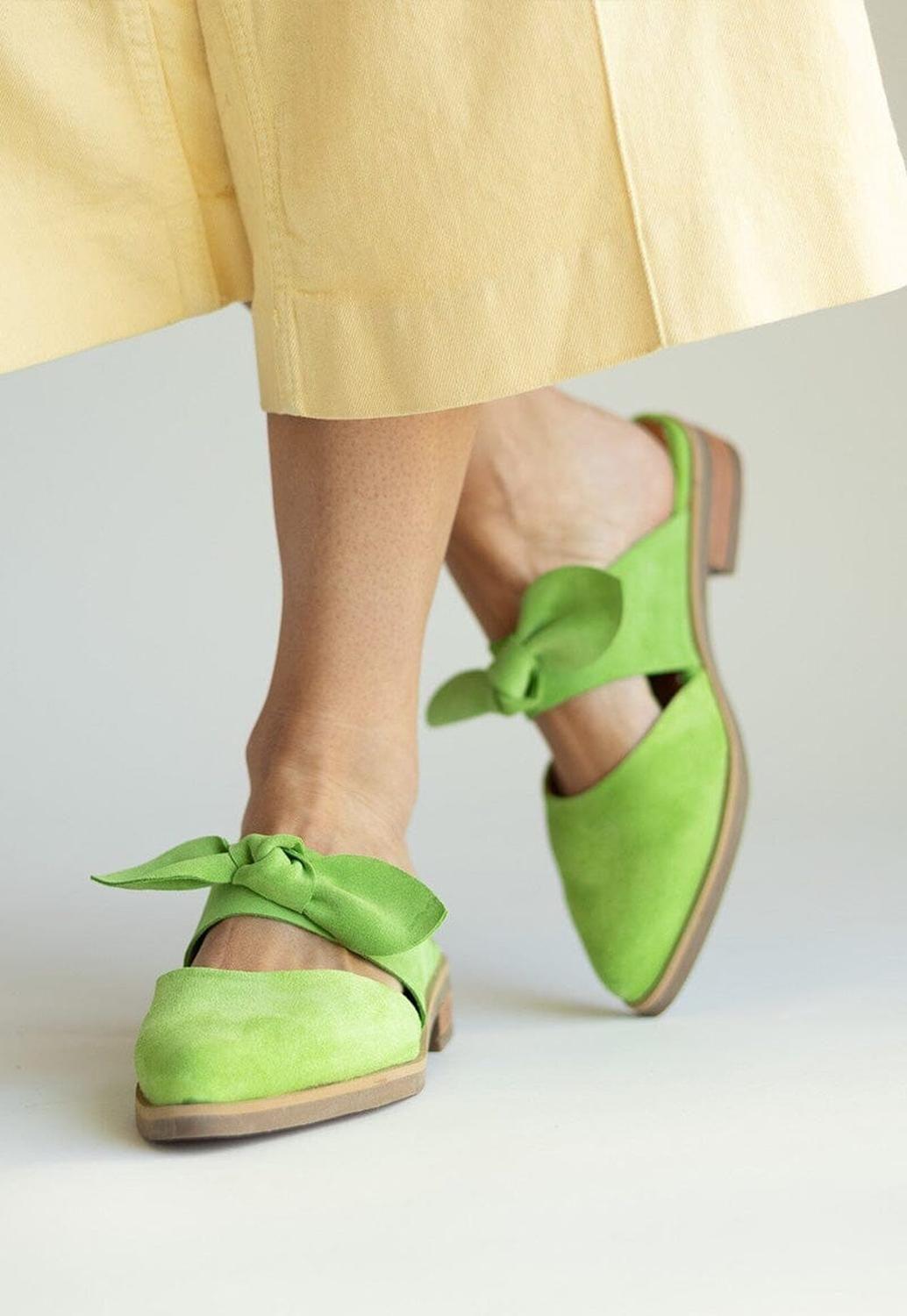 Babucha Mujer / Marsala Verde-0