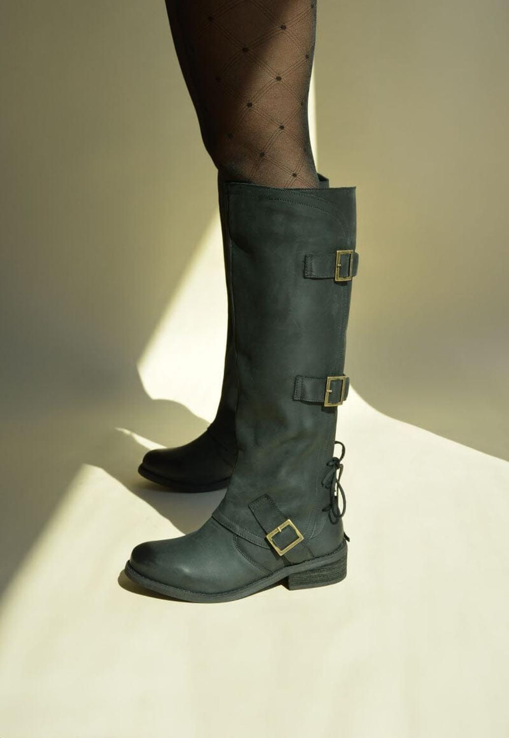 Bota Mujer / Margarita Negro-1