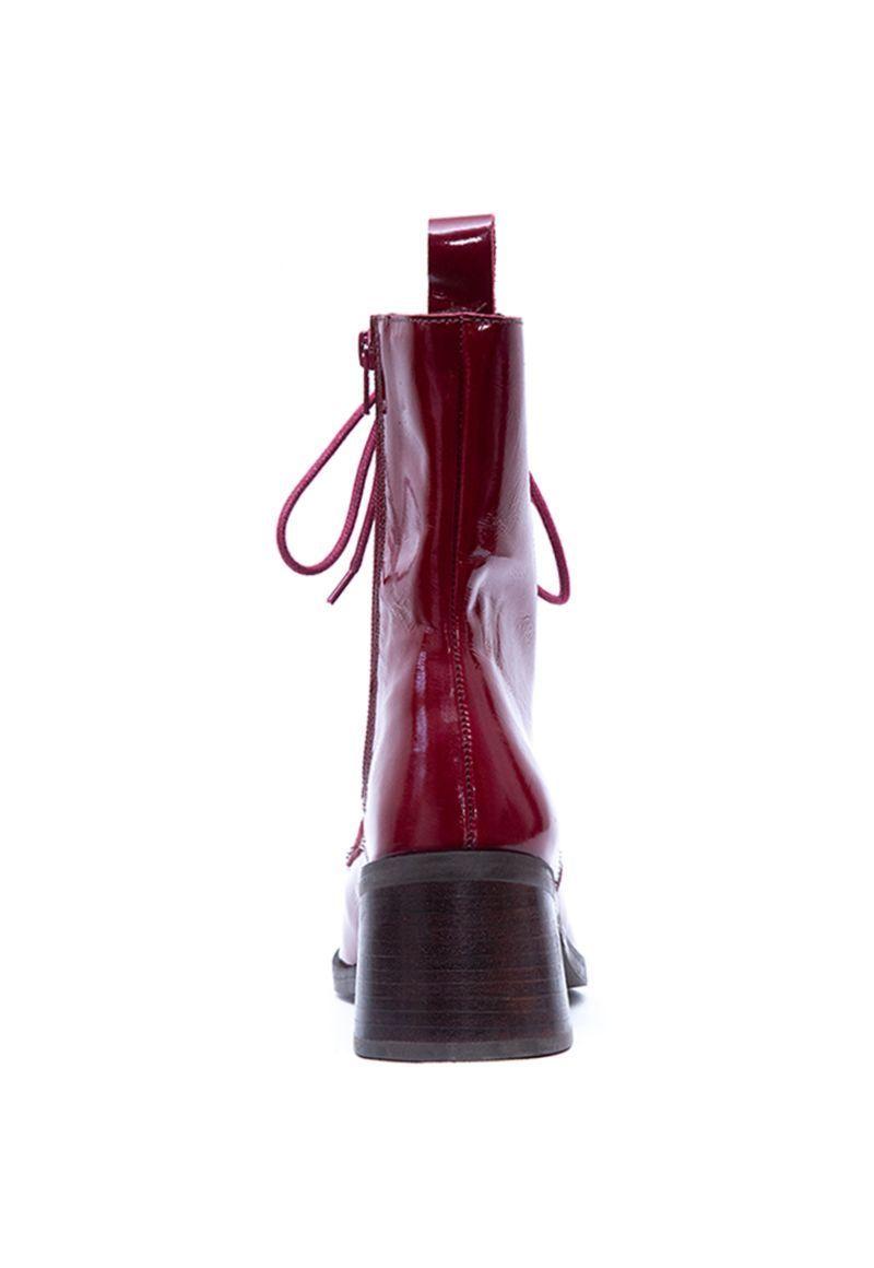 Botin De Cuero Cedron C2  Burdeo Giani Dafirenze-4