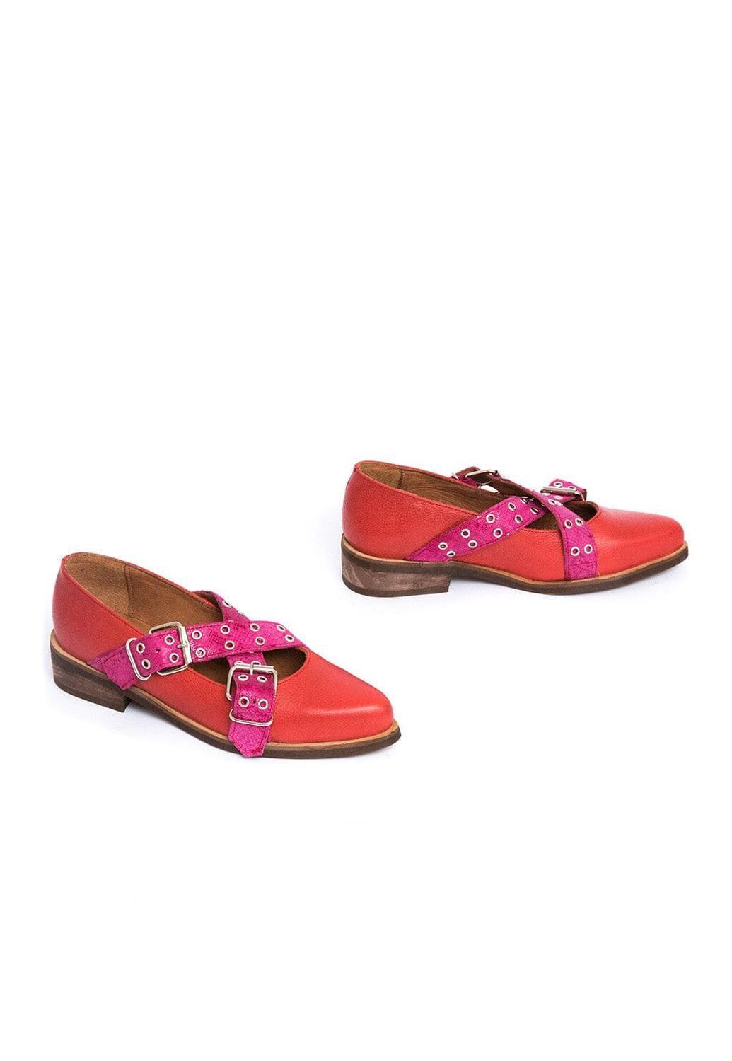 Zapato Mujer / Etna Rojo-4