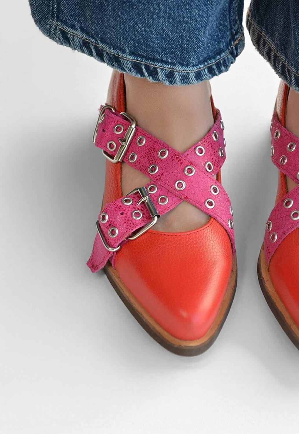 Zapato Mujer / Etna Rojo-5