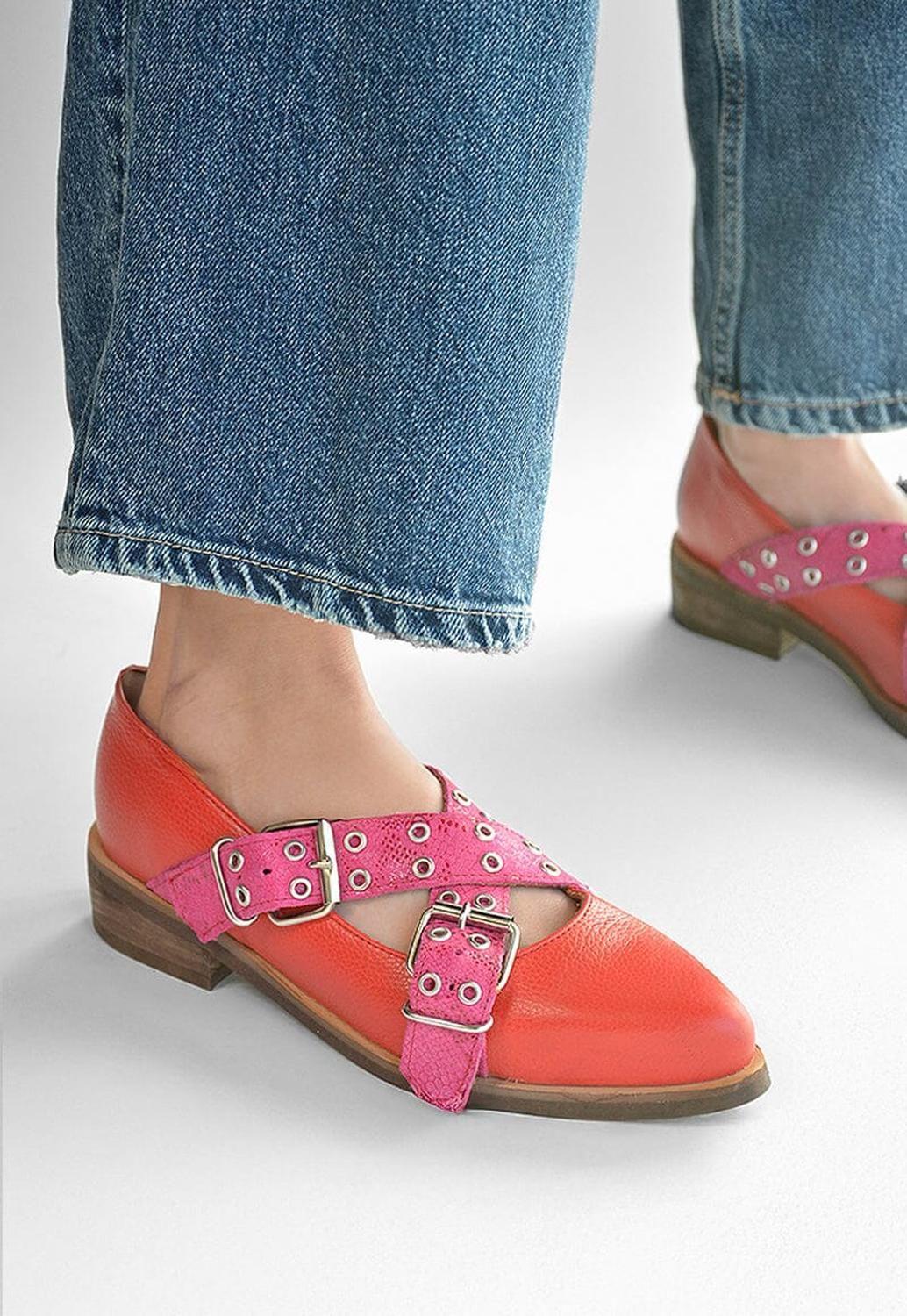 Zapato Mujer / Etna Rojo-6