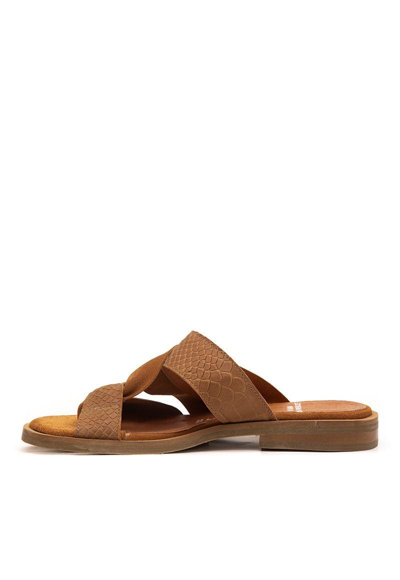 Sandalia De Cuero Turpial C11 Camel Giani Dafirenze-0