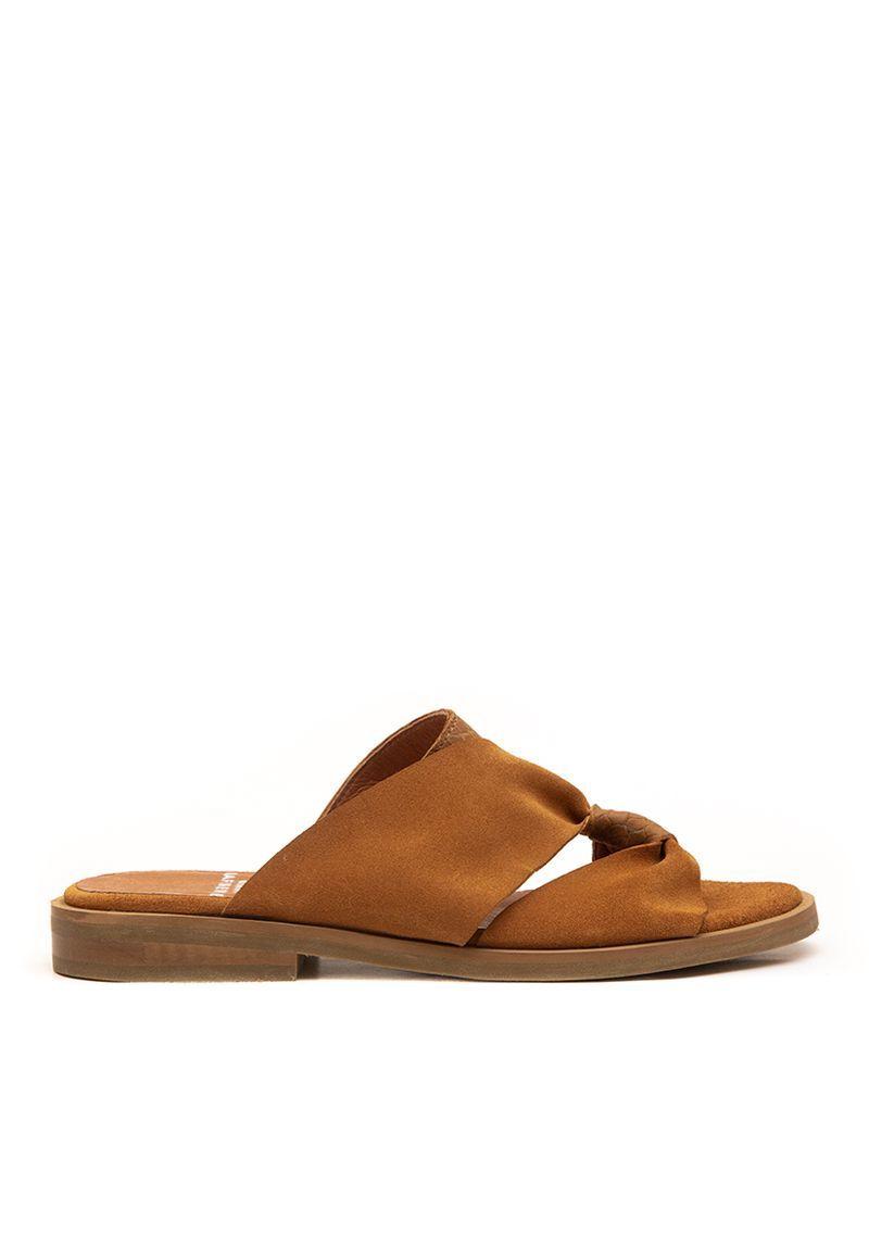 Sandalia De Cuero Turpial C11 Camel Giani Dafirenze-4