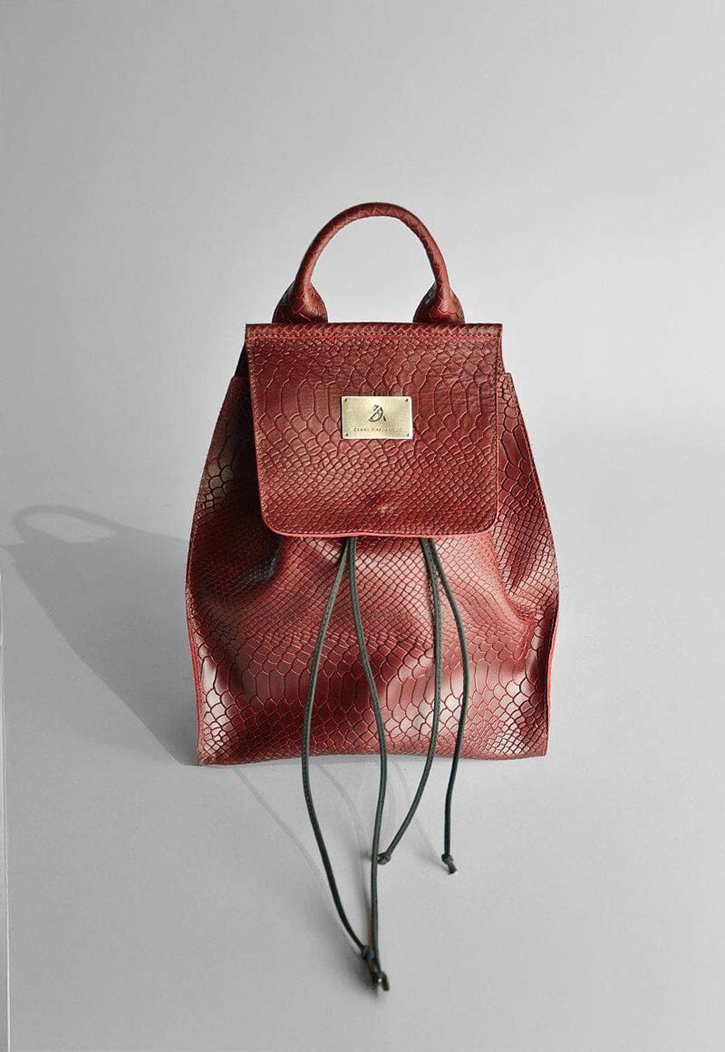 Mochila Mujer / Sauce Burdeo-0