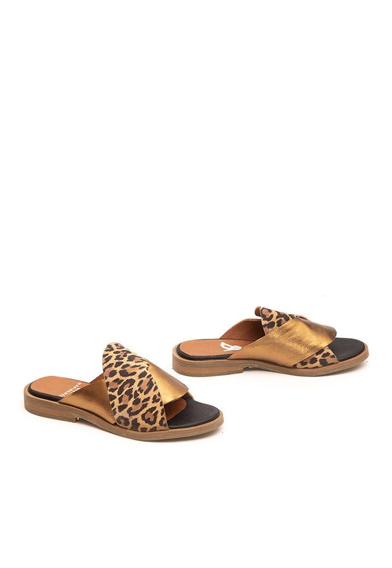 Sandalia De Cuero Peumo C1 Bronce Giani Dafirenze-2