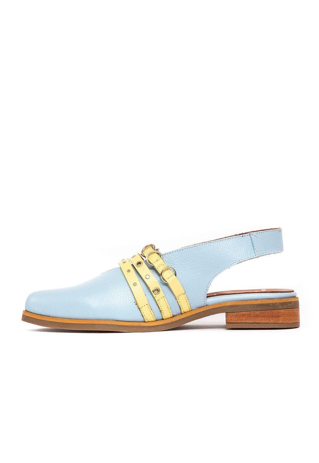 Zapato Mujer / Fior Celeste Amarillo-3