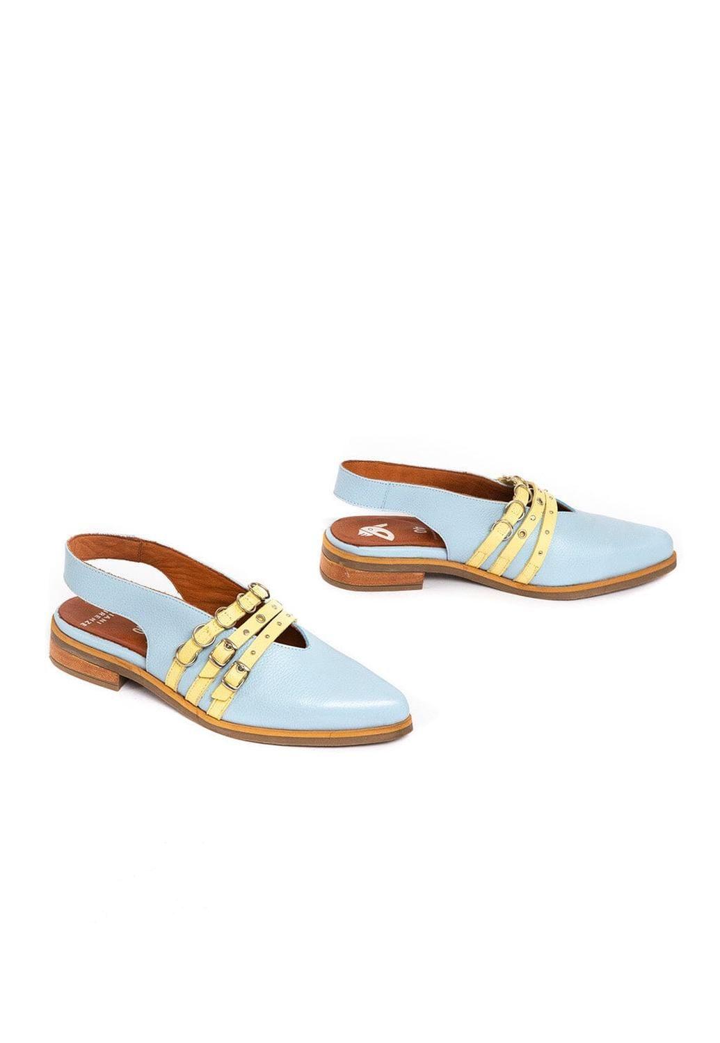 Zapato Mujer / Fior Celeste Amarillo-5