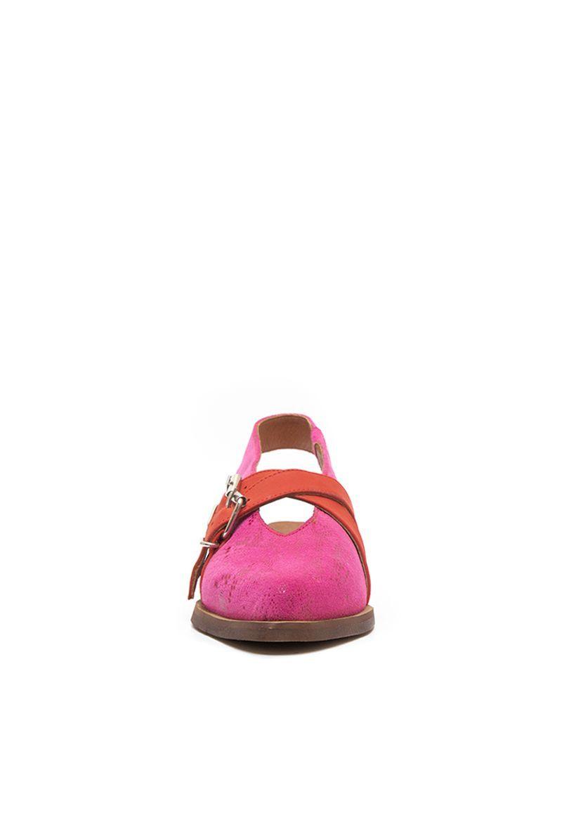 Zapato De Cuero Avellano C3 Fucsia Giani Dafirenze-3