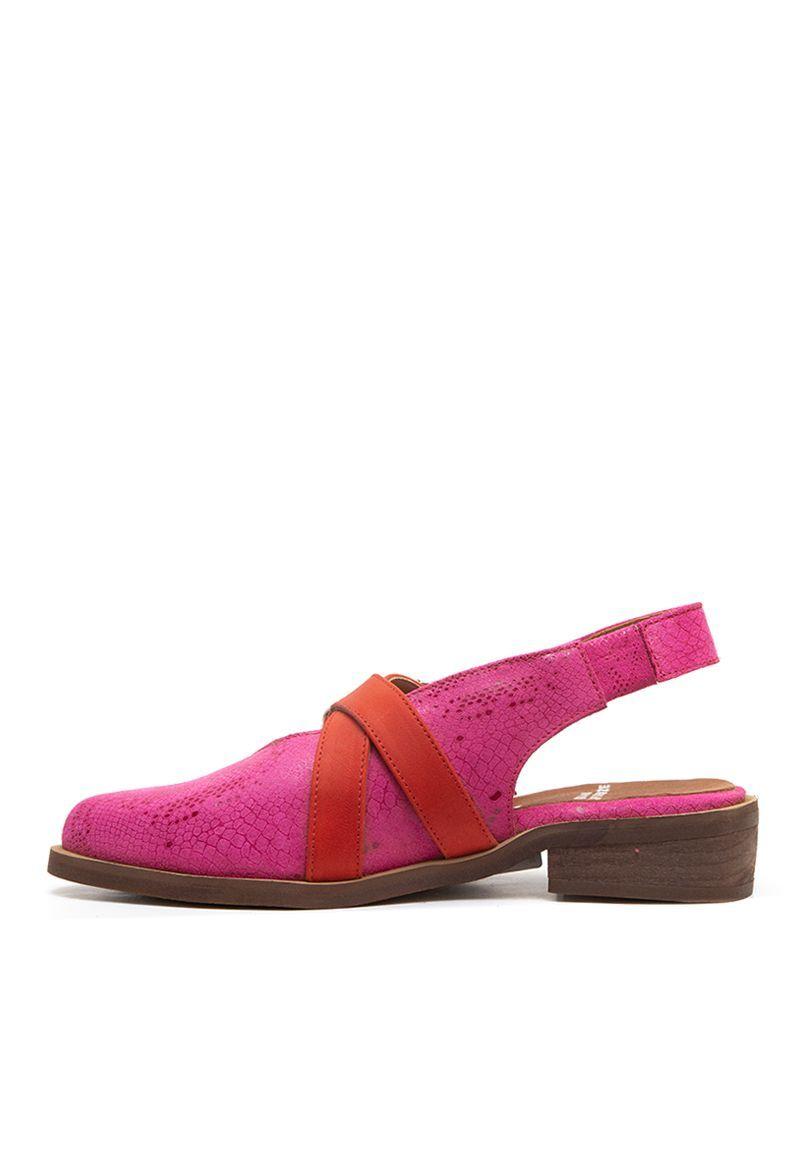 Zapato De Cuero Avellano C3 Fucsia Giani Dafirenze-4