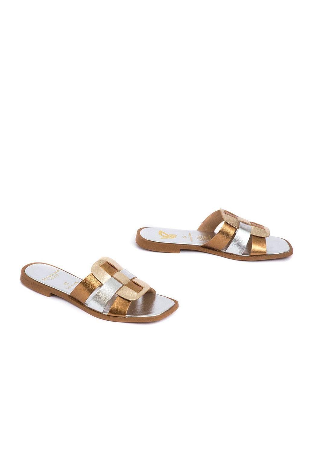 Sandalia Mujer / Zuma Metálico-5