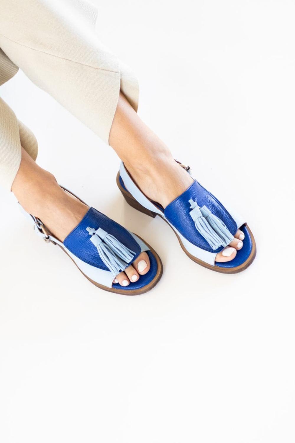 Sandalia Mujer / Sole Azul Celeste-1